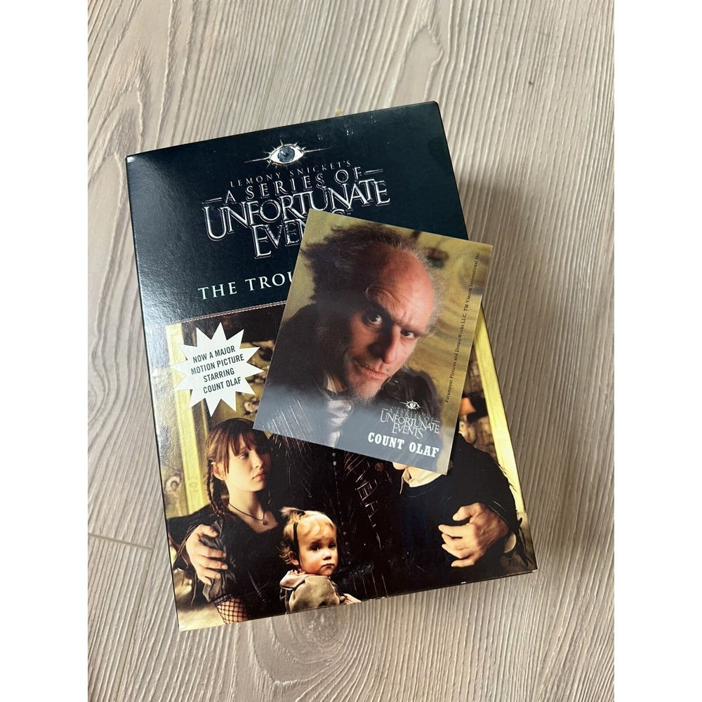 Lemony Snicket's Movie Book Series 1 To 3 /w Collectible Sticker Set‎ Snickets